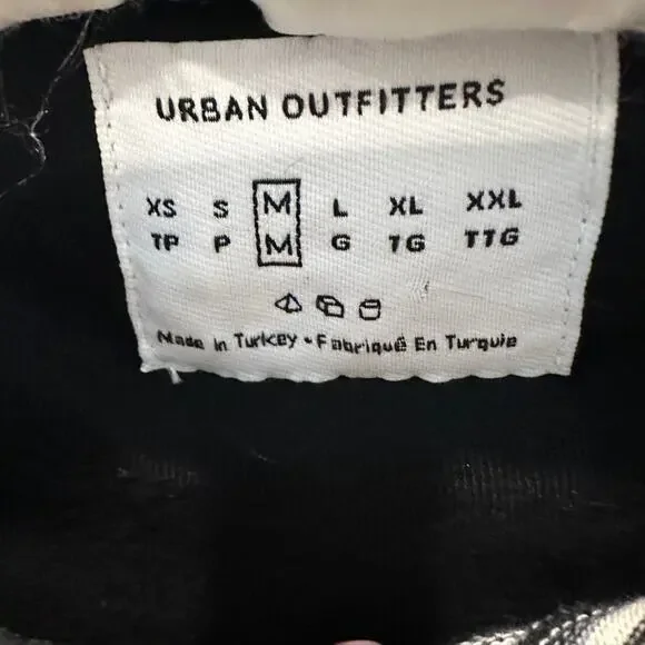 URBAN OUTFITTERS | Men’s Striped Quarter-Zip Collared Pullover | Size Medium - Picture 6 of 8